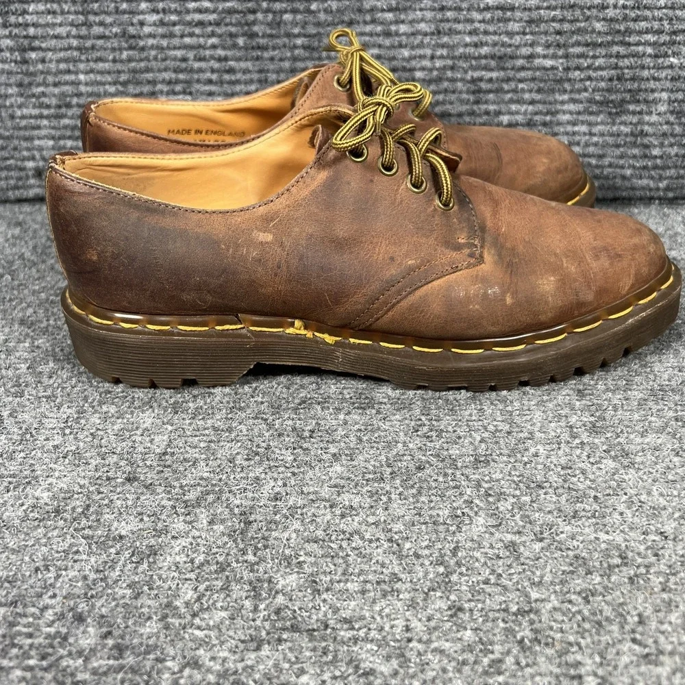 Vintage Dr Martens Shoes Womens‎ Size 8 Made in England AirWair Derby 90s Rugged